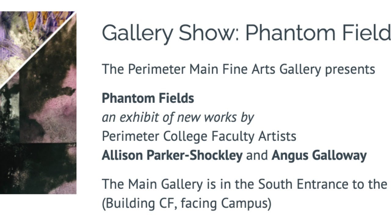 Phantom Fields: Virtual Artist Reception
