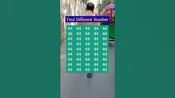 5 Seconds For You To Spot . Try Your Skills  #brainteaser #search #find #puzzle