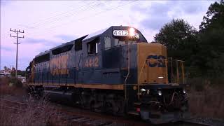 Full HD 60FPS: Conrail Shared Assets SA31 on the Southern Secondary with two CSX GP40-2s 10/12/17
