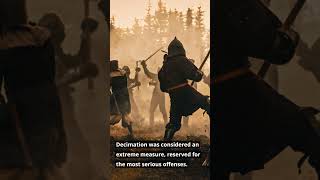 Roman Practice of Decimation: This brutal practice aimed to instill fear.#facts #history #fact