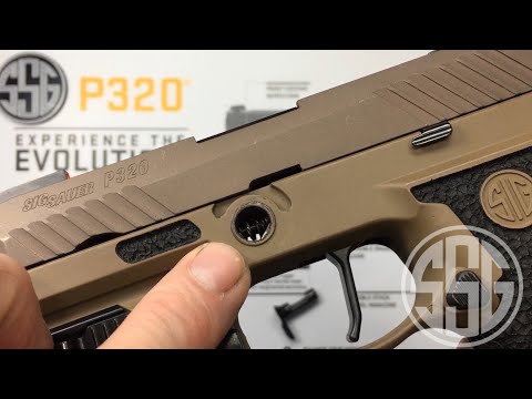Forgot to install P320 takedown lever.