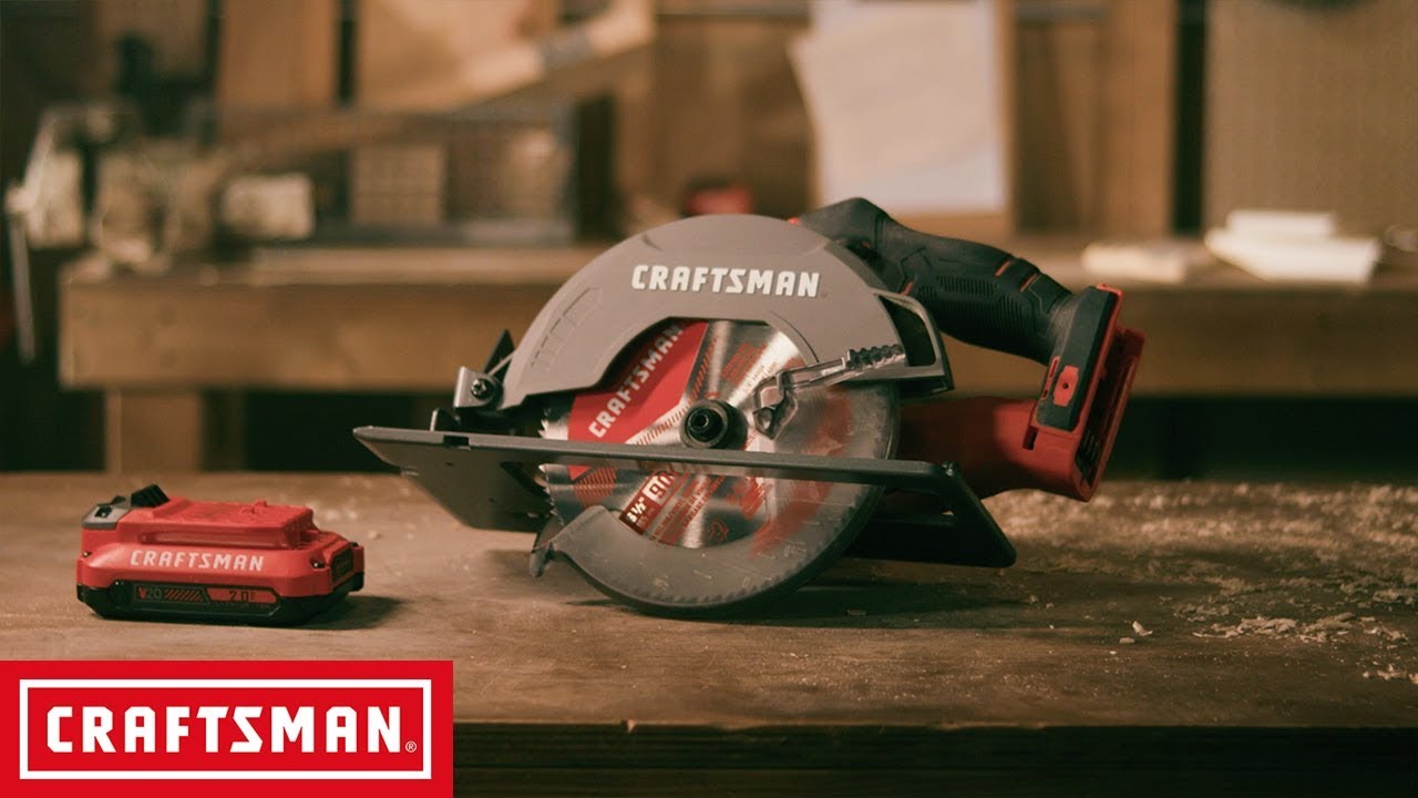 CRAFTSMAN V20* 6-1/2-in. Cordless Circular Saw | Tool Overview - YouTube