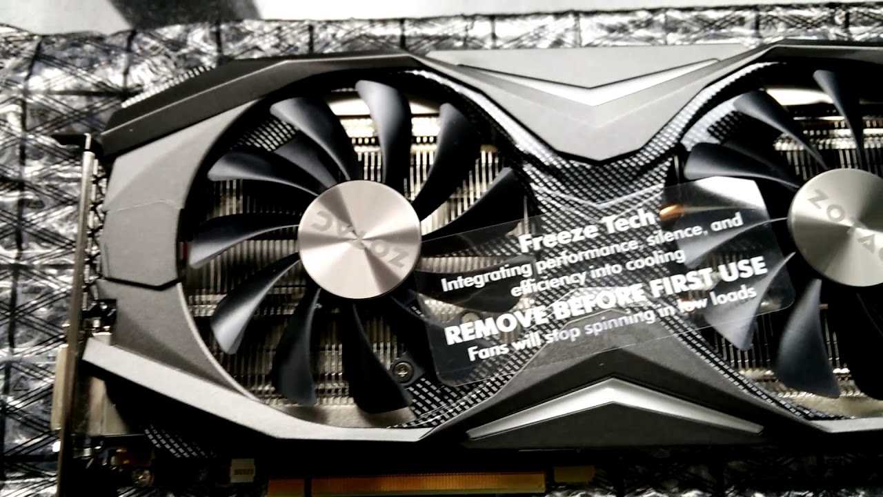 ZOTAC ZT-P10800C-10P GeForce 8GB GDDR5X GTX 1080 AMP! Edition Gaming