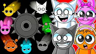 WE MADE ALL SPRUNKI PHASES RACE MARBLES.. (Phase 1 - 5)