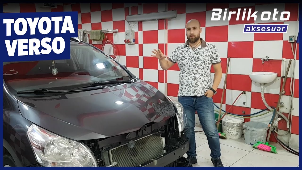Toyota Verso // Pasta Cila, Boya Koruma, Tampon Onarımı Uygulamamız