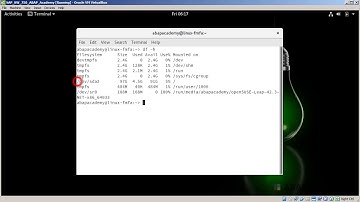 2.20 openSUSE - Setup - HDD Checkup