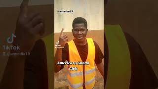 America vs Ghana girls. #trendingvideo #comedy #decent #believer #1000subscriber #viral #funnyvideo Information