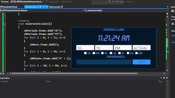 Crea tu Asistente Virtual en C# la Alarma parte 2