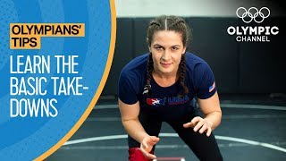 Takedowns to up your Wrestling Game ft. Adeline Gray | Olympians' Tips