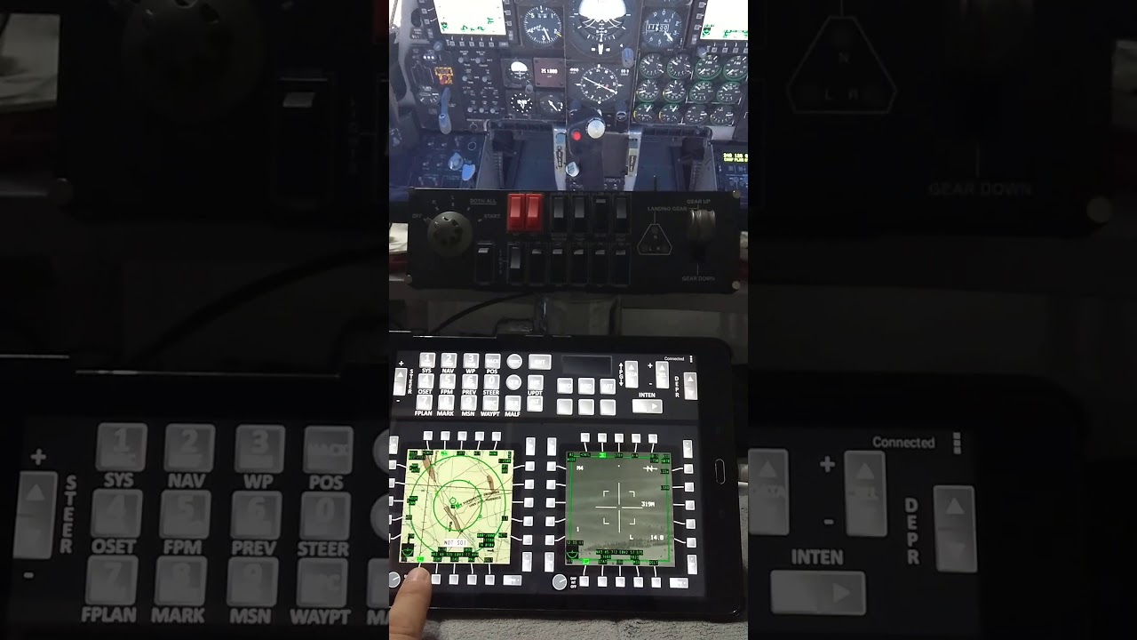 DCS + Virtual Cockpit + DCSFlightPanels - YouTube