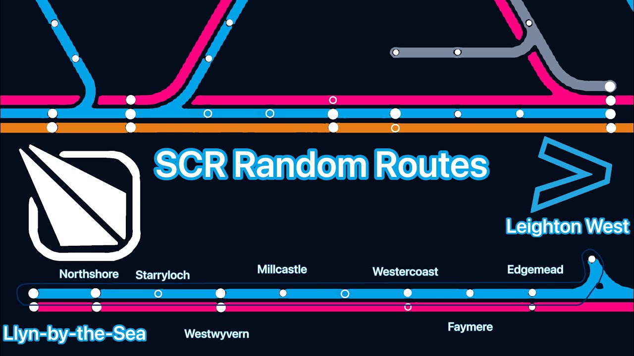 Scr Routes R001 Roblox SCR - Episode 6 of Random Routes - R042 - Leighton West to Llyn ...