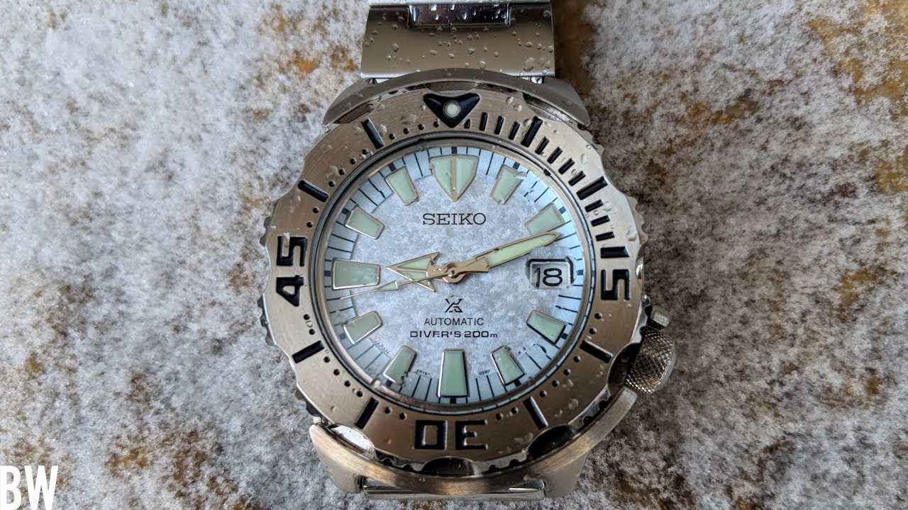 Seiko 'Frost Monster' - SBDC073 - Funnest Monster to date - YouTube