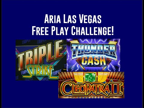 $1600 Free Play Challenge! High Limit Live Play! Cleo 2, Triple Strike and Thunder Cash!