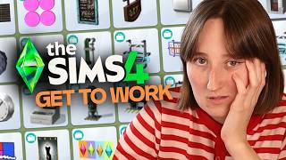 I tried building using *only* The Sims 4: Get To Work screenshot 4