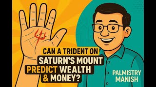 Can a Trident on Saturn's Mount Predict Wealth & Money? Symbol in Palmistry #palmistrymanish