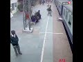 Railway protection force officer saved a mans life from a moving train at bihars purnia shorts