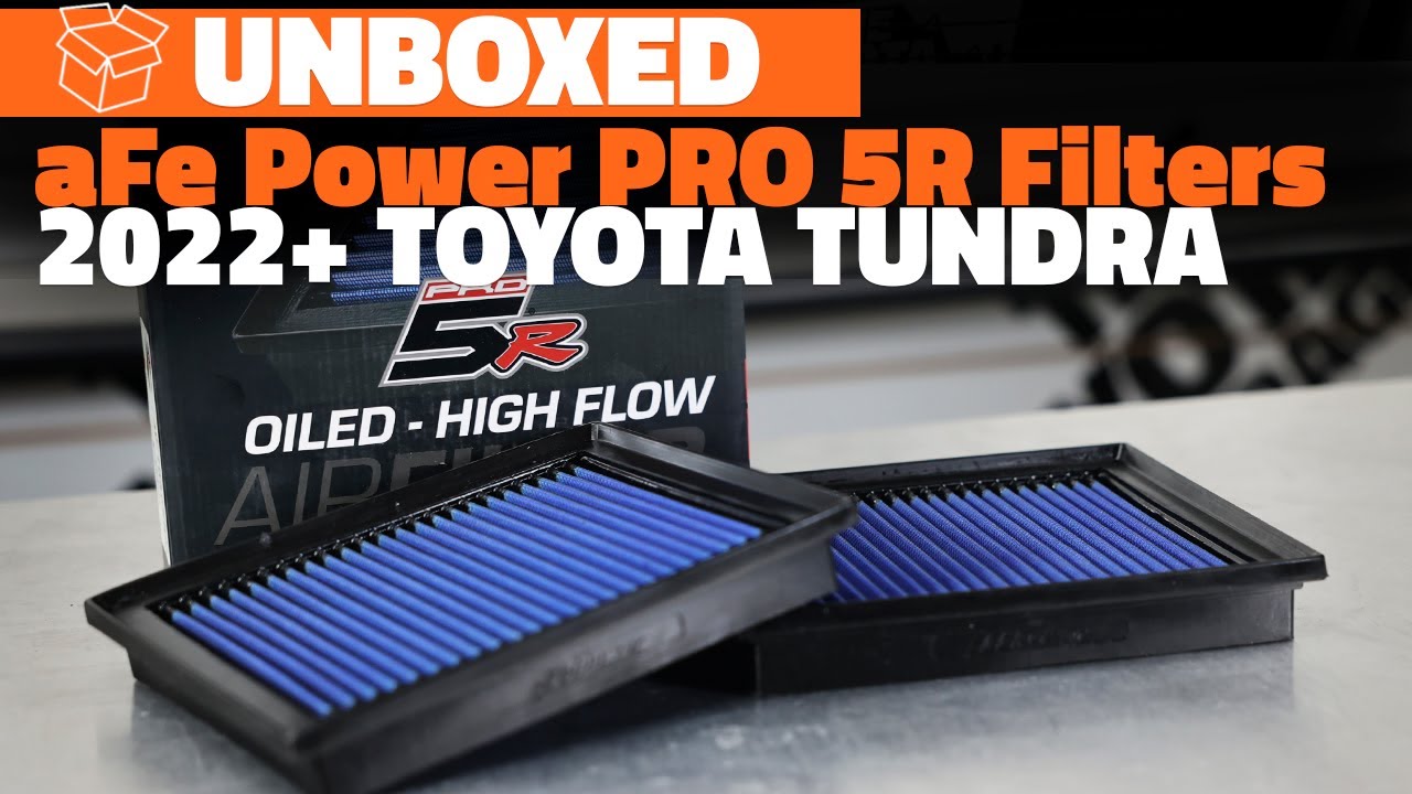 Unboxed | aFe Power Magnum Flow Pro 5R Air Filters 2022+ Toyota Tundra ...