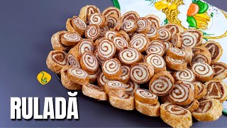 Roll with wafer sheets and milk cream
