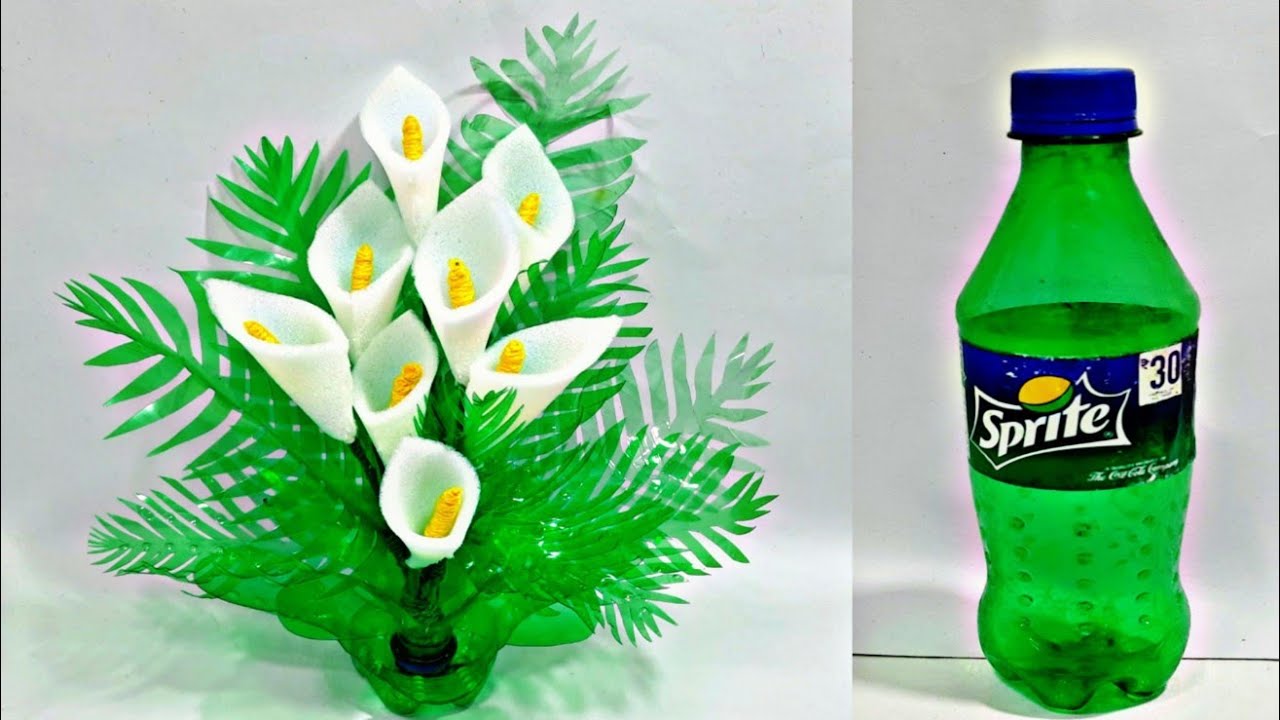 Plastic bottle Craft/ DIY Tree from Waste bottle/ Sprite ki bottle ...