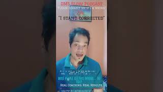 Please correct me if I’m wrong” vs “I stand corrected” #speaklikeanative #englishgrammar #SpeakSmart