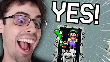 Trying Not To Laugh // Mario Maker Hot Garbage Troll Level Edition