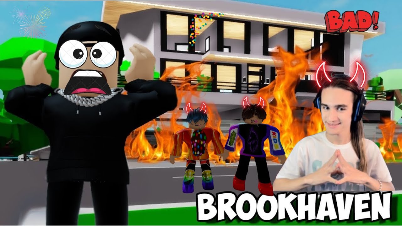 CI FINGIAMO BAMBINI E CREIAMO CAOS DELLE CASE . (Ci siamo fatti adottare)!!!!!! #roblox #brookhaven