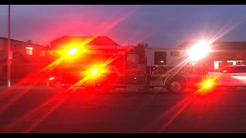 (HORN + Q) OCFA Engine 17 responding