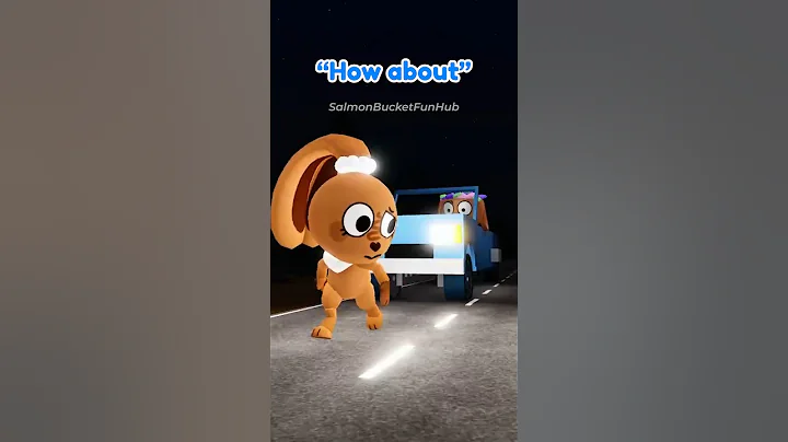 Bassie and Cocoa Driving in My Car Dandy's World #dandysworld #roblox #moonanimator #update