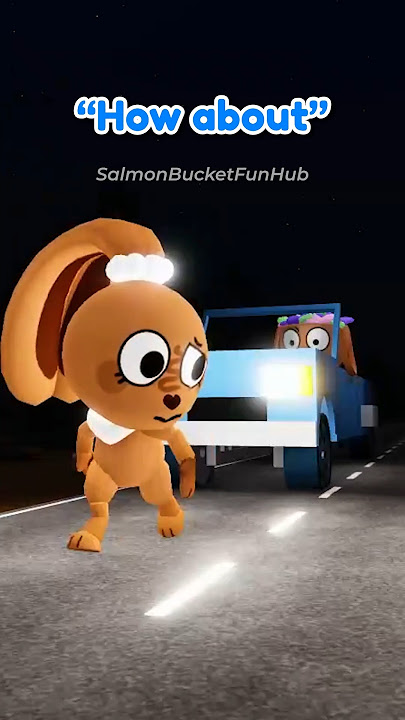 Bassie and Cocoa Driving in My Car Dandy's World #dandysworld #roblox #moonanimator #update