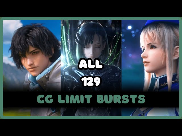 その他 FFbe All 129 Characters CG Limit Bursts | Final Fantasy Brave Exvius