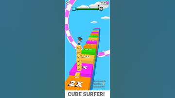 CUBE SURFER!STAGE 53 GAMEPLAY ANDROID| IOS#shorts #cubesurfer