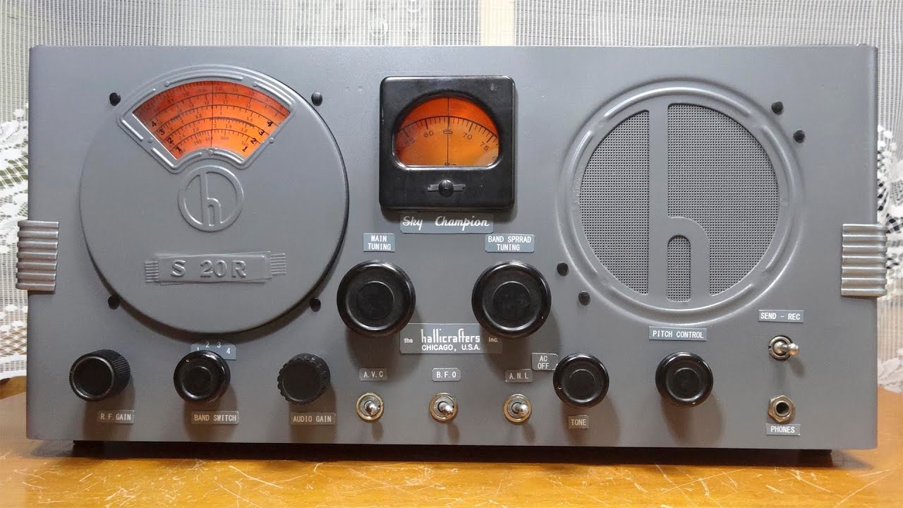 Hallicrafters S-20R 4号機 - YouTube