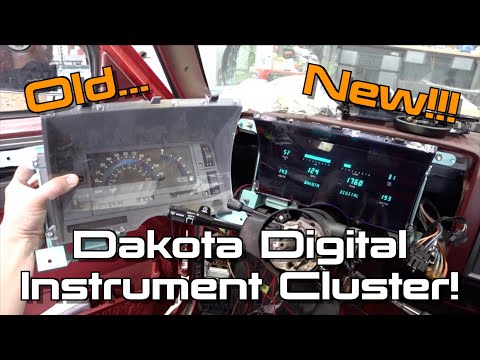 Old School Meets New School! Dakota Digital Instrument Cluster Install! S10 Restomod Ep.11