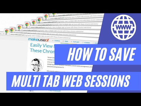 #Sessionbuddy #Multitab #Multitask How to save your multi tab browsing sessions