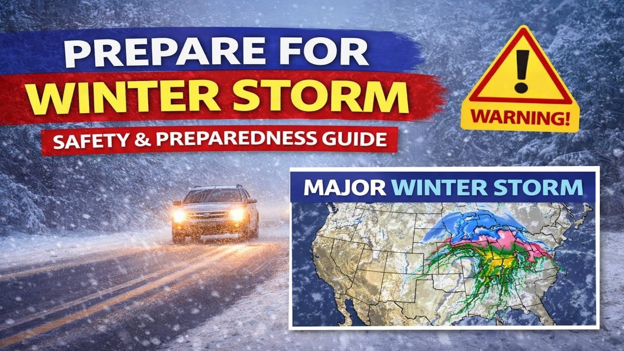 Major Winter Storm Threatens U.S. Mainland | Preparedness & Safety Tips