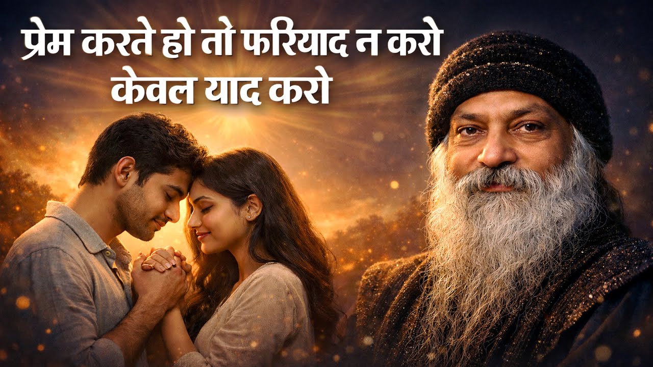 OSHO - प्रेम करते हो तो फरियाद न करो केवल याद करो I Osho Hindi Speech