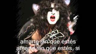 Video thumbnail of "paul stanley loving you wihout you subtitulado"