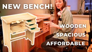 Setting up a new BENCH in my art space! Affordable Pepetools Jeweler&#39;s Bench
