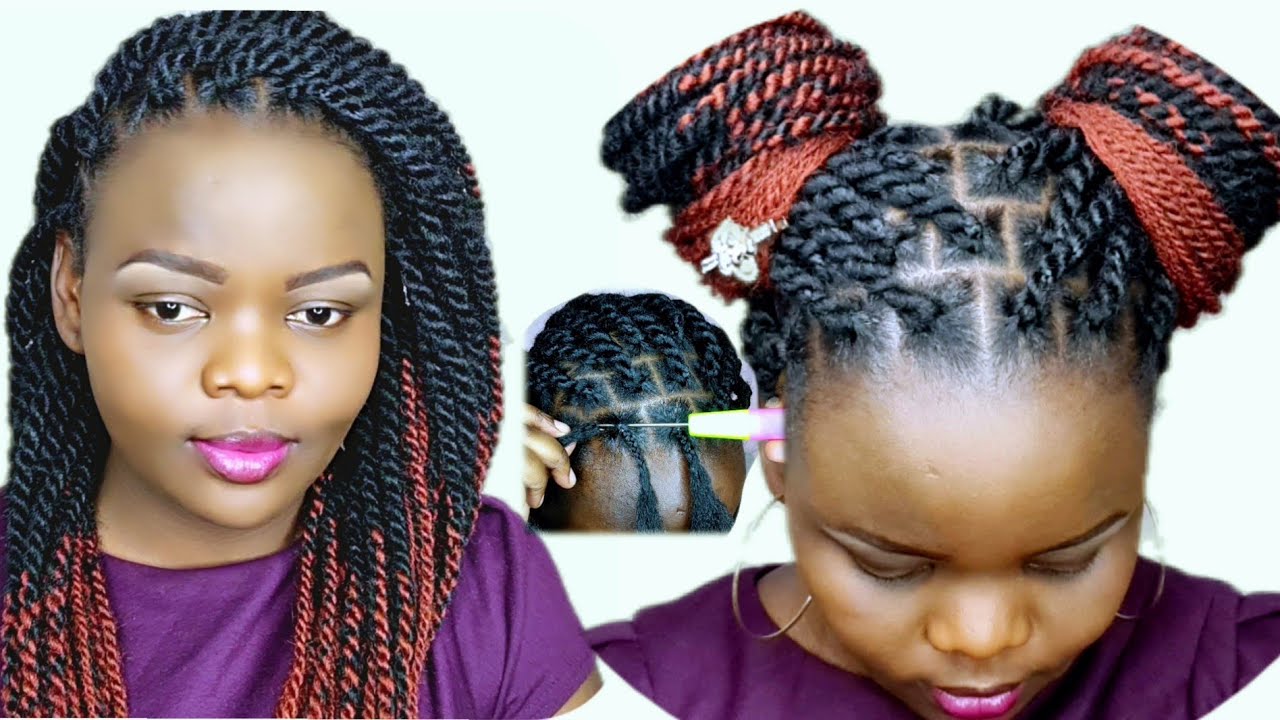 Knotless TWIST || Crochet box TWIST || no rubber bands @JOYCE ARTS