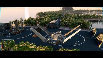 Imperial Shuttle Lands on Scarif | Blender VFX