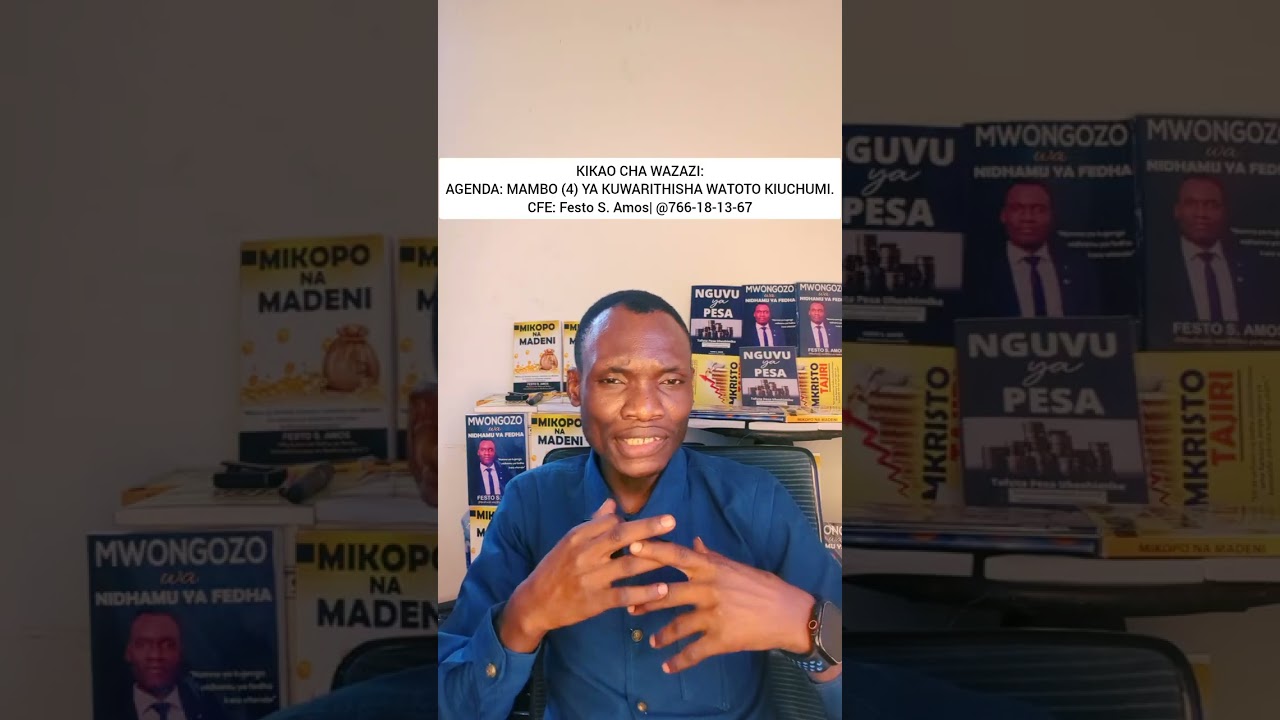 UTAJIRI AINA (4) WA KUWARITHISHA WATOTO | Festo Amos 