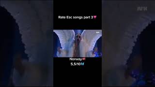 Rate Esc Songs Part 3 Norwaybelgiumcroatia And Israel 