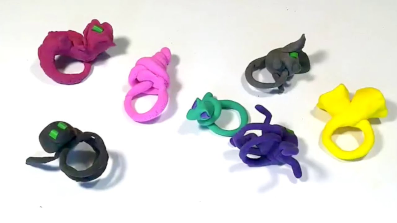 пластилин колечки. колечки из воздушного пластилина. как сделать кольцо из пластилина. колечки из легкого пластилина инди кид. перстень из полимерной глины.
