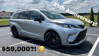 2023 Toyota Sienna XSE 25th Anniversary 2.5H POV Test Drive & Review