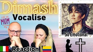 Dimash - Vocalise ❤️ So emotional - Reaction 🇮🇹Italian and 🇨🇴Colombia React