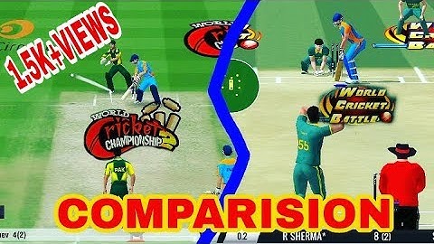 Wcc2 vs Wcb game (Comparision) || TECH WIDFRNDZ