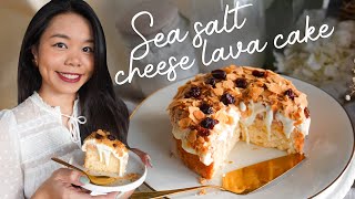 Sea Salt Cheese Lava Cake - recreating famous dessert recipe by Kova Patisserie