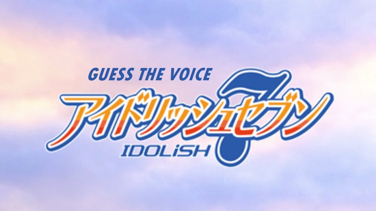 Guess the Idolish7 voice (2nd & 3rd  beat)