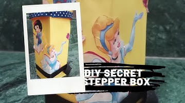 How to make Origami - Secret Stepper  Box 🗃 Cute Organizer | Paper Craft| Secret  Stepper Gift Box