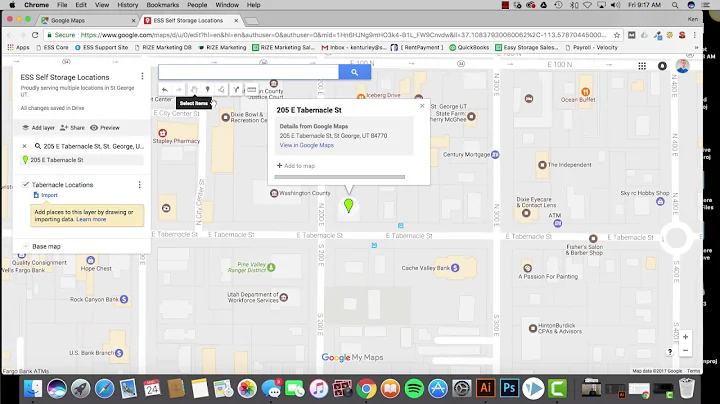 ESS - Creating A Google Map With Multiple Locations